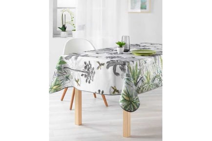 Stain Resistant Tablecloth GreenPalms