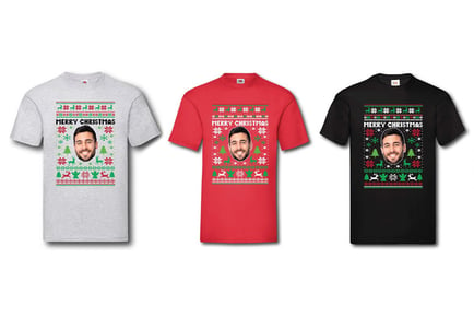 Photo Face Christmas T-shirts
