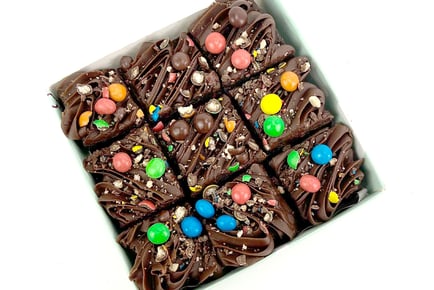 9 Limited Edition Brownies - Malteser, M&M or Marble