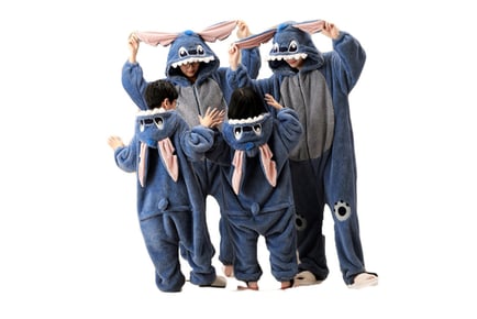 Fluffy Disney Inspired Family Flannel Onesie Pyjamas- 5 Designs
