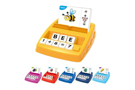 2 in 1 Letter Matching Educational Toy in Six Colours
