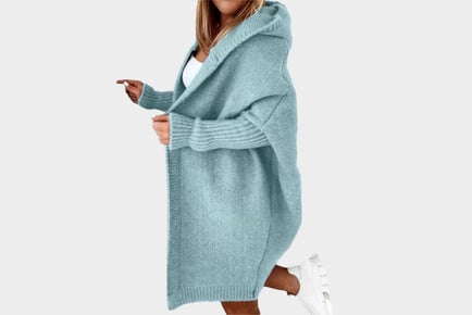 Womens Oversized Knitted Cardigan in Many Sizes and Colours