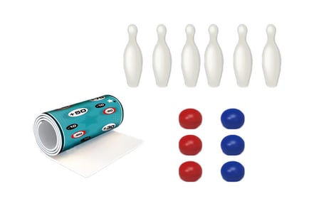 Mini Curling Board Style Game Set in 4 Theme Options