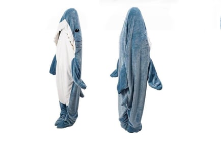 Hooded Shark Blanket - 3 Sizes - 5 Colours