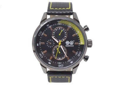 Men's CRS76 Crosshatch Analogue Watch - PU Strap!