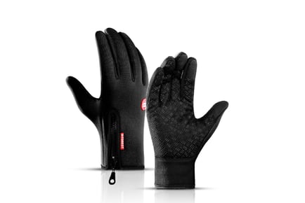 Touch Screen Waterproof Thermal Gloves - 6 Colours & Sizes S-XL