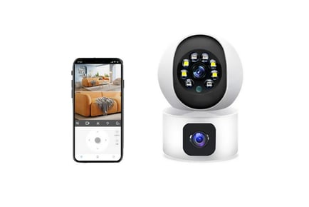360° Dual Lens Wireless Security Camera in 2 Options