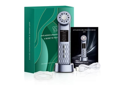 Ultrasonic Skincare LED Light Therapy Device in 3 Colour Options