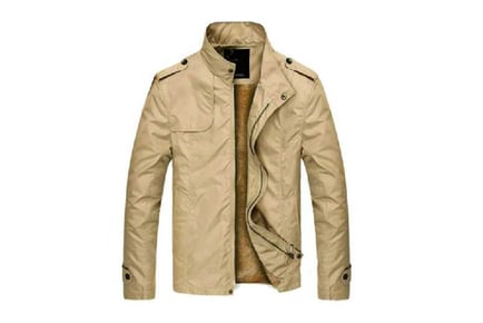 Fleece Lined Creed Jacket for Men in 6 Sizes and 3 Colours