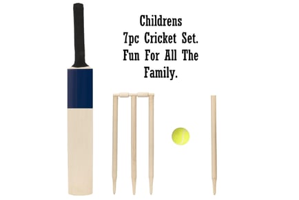 Childrens World Cup Family Cricket Set