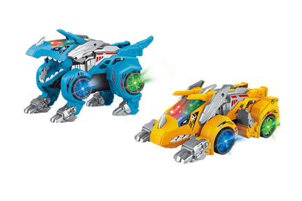 Deformation Dinosaur Toy Car with Water Spray in 2 Colours