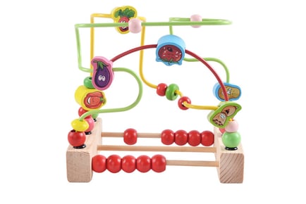 Creative Wooden Maze Beads Toy Set for Kids