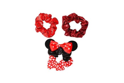 Minnie Mouse Scrunchie Set