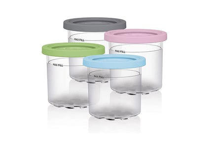 Replacement Containers for Ninja Creami Pints and Lids