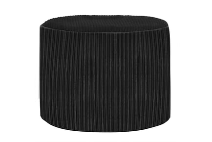 Oval Shaped Pouffe Bean Bag Footstool in 4 Colours