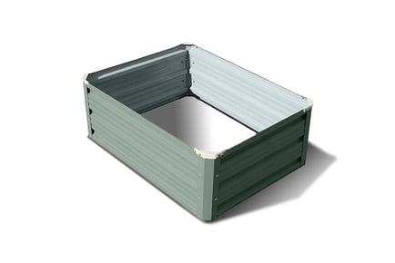 Durable Sage Green Metal Raised Garden Beds - Three Sizes