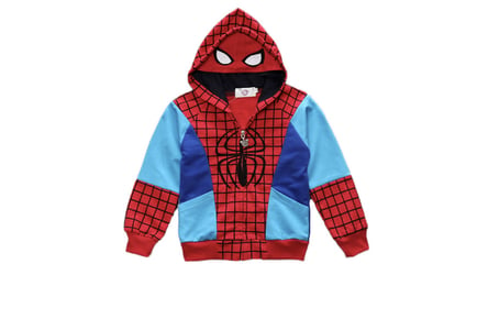 Childrens Hooded Sweatshirt Jacket in 6 Colours and 6 Sizes
