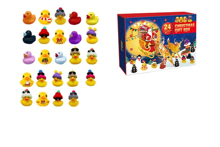 Christmas Rubber Duck Toy Advent Calendar - 4 Styles