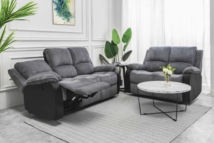 Grey Recliner Furniture - 1, 2 + 3 Seater Options!