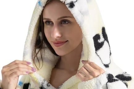 Ultra-Soft Oversized Thick Sherpa Wearable Winter Blanket