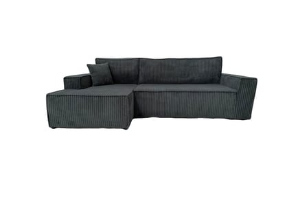 Jumbo Corduroy Sofa Bed - Left- or Right-Hand Corner Option!