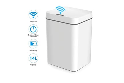 Smart Automatic Induction Trash Can in 2 Colours