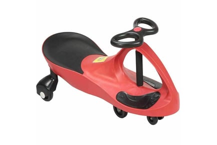 BLACK: A Swinging Ride On Swivel Scooter for Kids