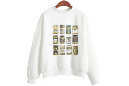 Retro Vintage Canned Pickle Sweatshirt - 7 Colours!