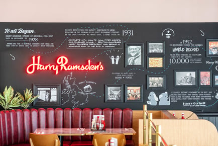 Harry Ramsden's Fish & Chips Afternoon Tea for 2