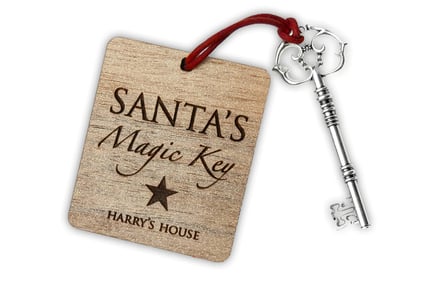 Personalised Santa Magic Key - 2 Vintage Styles!