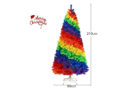 7 Ft Rainbow Christmas Tree