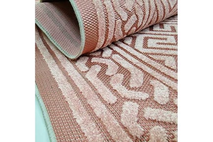 Outdoor Rug Pink for Garden Patios