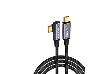 USB Type C 240W 5A Fast Charging Cable in Multiple Options
