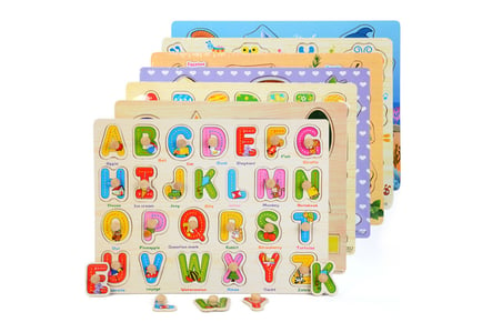 Kids Wood Puzzle for Early Motor Skill Development in 8 Options