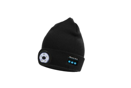 USB Powered LED Beanie with Bluetooth in 3 Colours