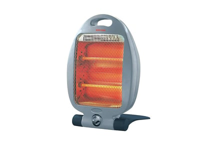 800W Halogen Heater - Instant Heat & 2 Settings