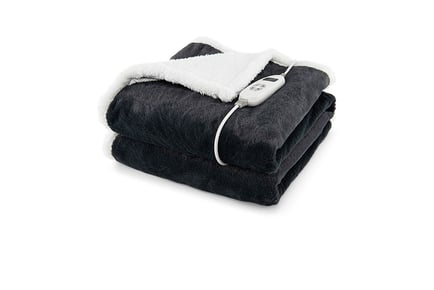 Reversible Electric Heated Blanket - 10 Modes - 2 Colours!