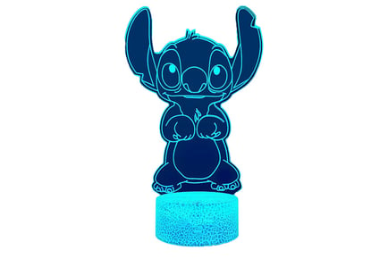 Stitch Night Light 3D Illusion Lamp!