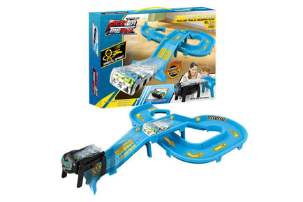 Assembled Electric Light Track Car Toy!