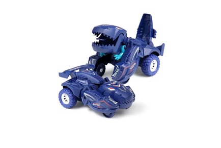 2 in 1 Kids Transforming Dinosaur Toy Car in 4 Colours