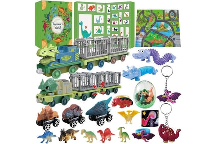 Christmas Dinosaur Toys Advent Calendar!