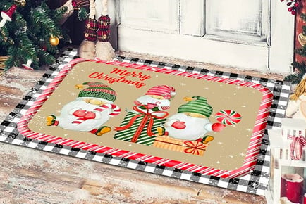 Christmas Themed Door Mat in 3 Sizes and 4 Patterns