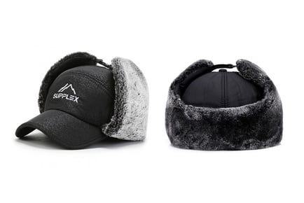 3 in 1 Warm Hat with Earflap and Removable Mask - 6 Colours