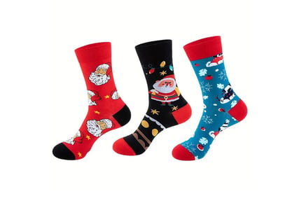 5 Pairs of Christmas Socks