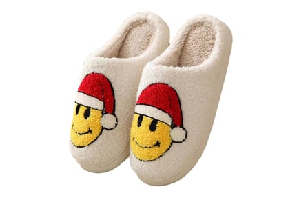 Printed Plush Slippers in 5 Sizes and 14 Prints