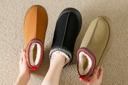Ugg Inspired Cosy Platform Footwear- Three Colour Options