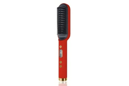 WITH LCD / BLACK : A Negative Ion Hair Straightener Comb
