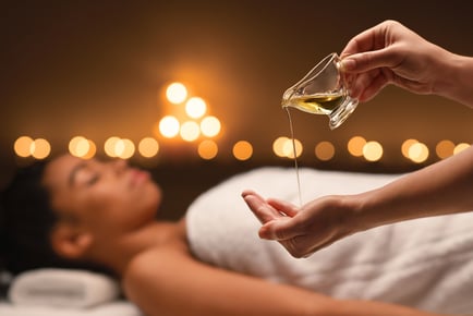 75 Minute Pamper Package: Aromatherapy or Deep Tissue Massage, 4 Locations