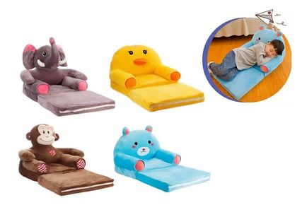 Novelty 2-In-1 Kids Folding Sofa - 8 Styles