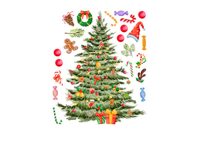 Christmas Themed Wall Stickers - 3 Pack Options!